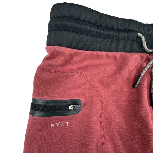 BYLT Other - BYLT Premium Jogger Mens Medium Maroon Black Everyday Athletic Pants PREM JOG
